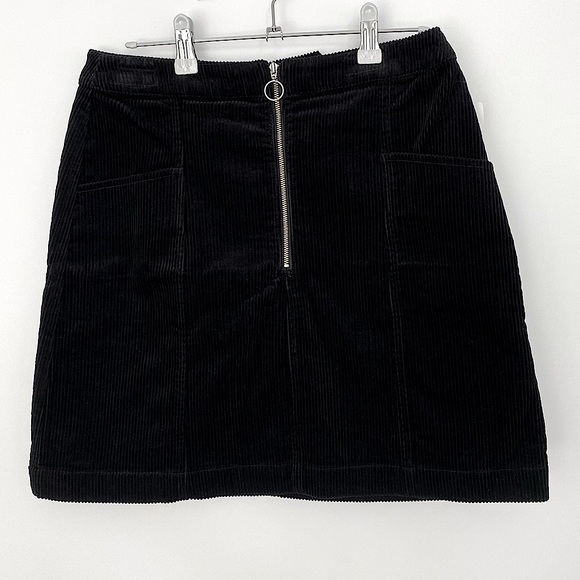 100% Organic Cotton Zipped Mini Corduroy Skirt - Picture 4 of 14